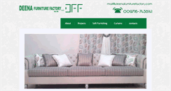 Desktop Screenshot of deenafurniturefactory.com